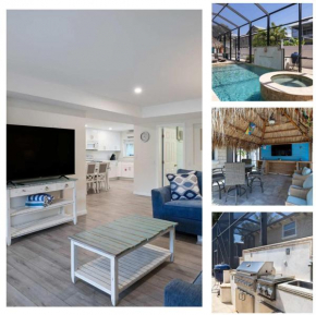 Gorgeous home with heated pool and spa steps to beach